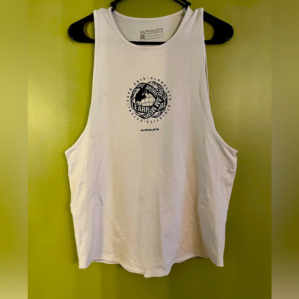 Alphalete White Tank Top